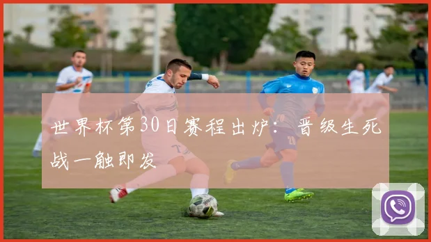世界杯第30日赛程出炉：晋级生死战一触即发